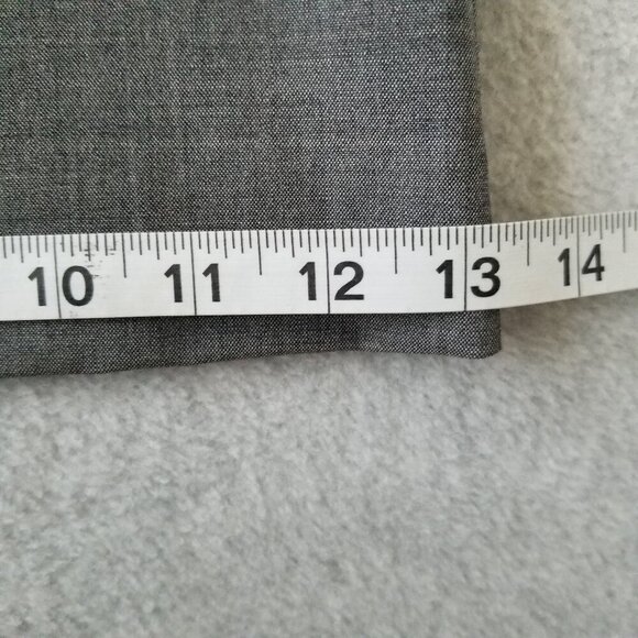 Theory Womens Gray Wide Leg Wool Blend Career Pleated Dress Pants Interview Sz 4 - Picture 11 of 12